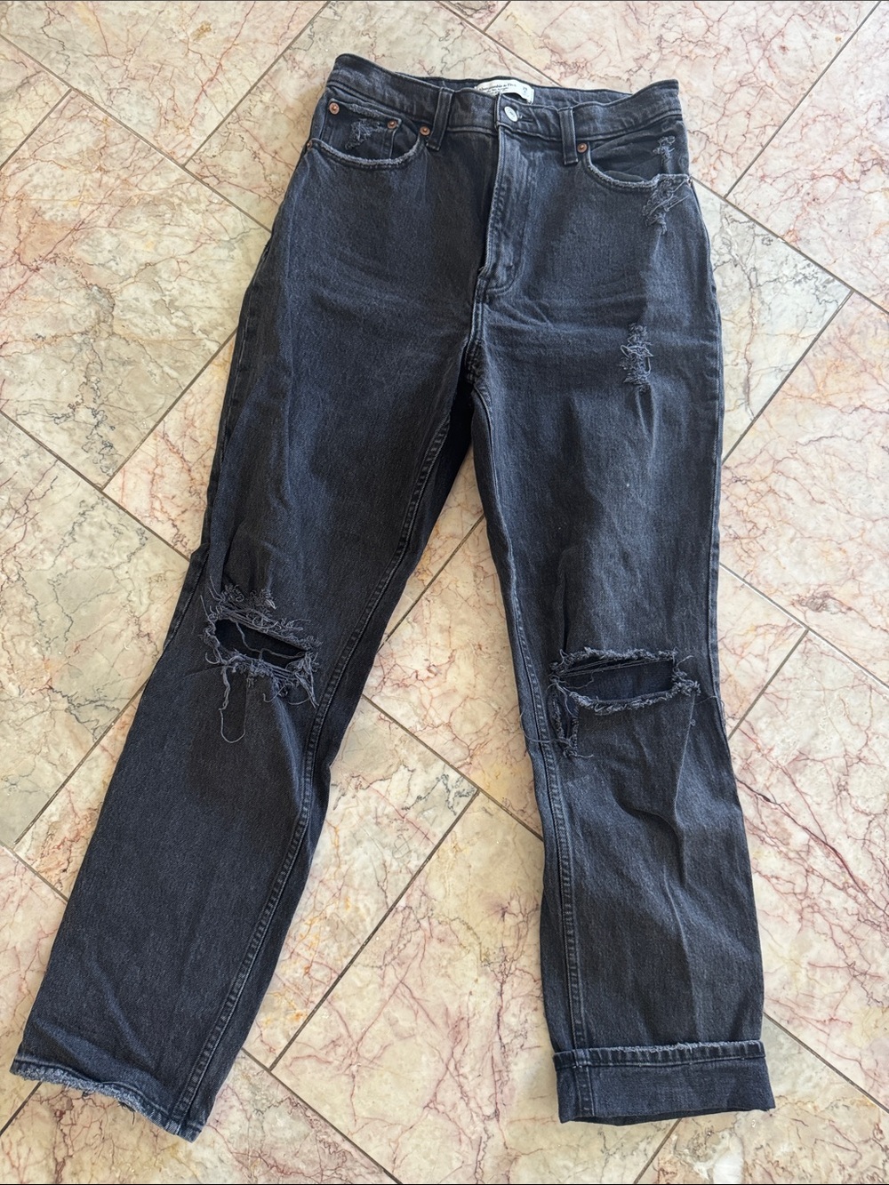 Abercrombie & Fitch 90’s Straight Ultra High-Rise Jeans - Curve Love